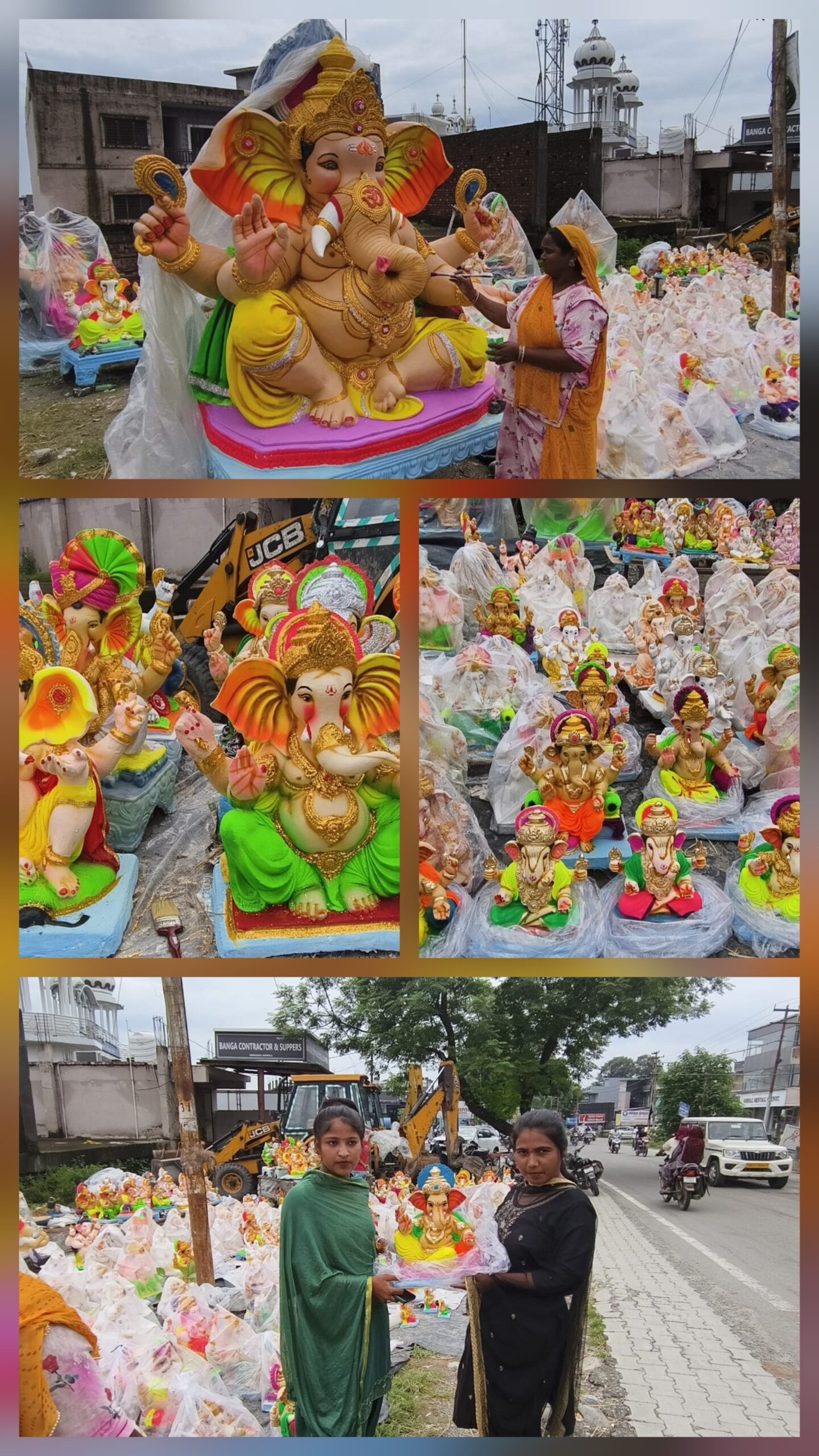 पंडालों में विराजने लगे गणपति, बाजारों में हो रही रौनक 287