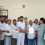 महाविद्यालय में एमएससी-एमकॉम कक्षाओं व सीवर लाइन की मांग को लेकर दिया ज्ञापन,,,