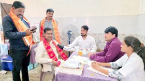 सेवा पखवाड़ा में रक्तदान शिविर भाजपा के सेवा संकल्प का प्रतीक : आदेश चौहान 275